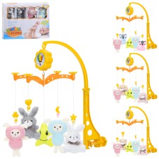 Мобіль на ліжко з 5 підвісками музичний з механічним приводом, в асортименті, у коробці 32,5х25х7 см