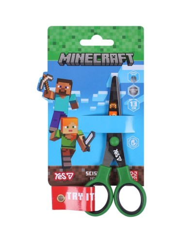 Ножиці «Minecraft» 13 см з принтом на лезі, ТМ YES