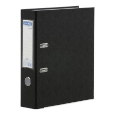 Папка-реєстратор «IDEAL» А4 двостороння збірна 70 мм, PP, чорна, ТМ Buromax