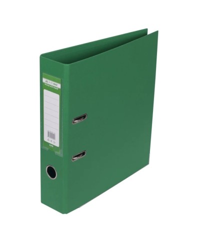 Папка-реєстратор «IDEAL» А4 двостороння збірна 70 мм, PP, зелена, ТМ Buromax
