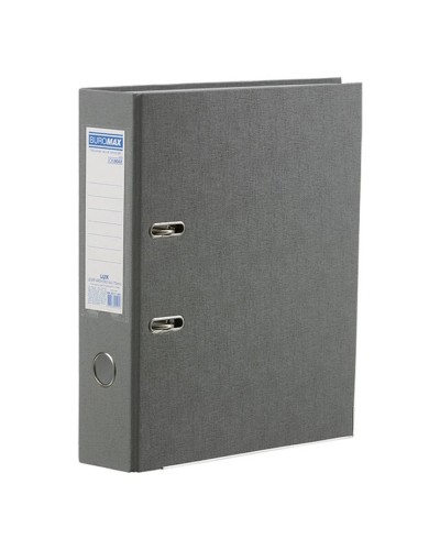 Папка-реєстратор «IDEAL» А4 двостороння збірна 70 мм, PP, сіра, ТМ Buromax
