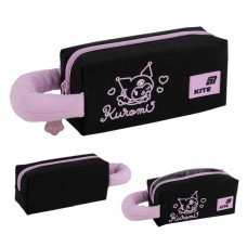 Пенал «HK-2» 19,5х8х7 см чорно-рожевий, ТМ Kite