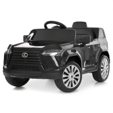 Джип р/к 2,4G на 2 акумуляторах по 35W з мотором 12V 7-9 AH музичний зі свтлом, BLUETOOTH, USB, EVA, чорний