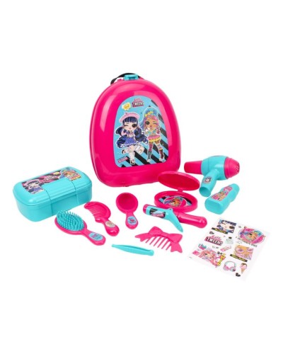Набір перукаря «L.O.L. SURPRISE! TWEENS Skate Dance» з 11 елементів, у рюкзаку 26,5х21,5х13 см, ТМ Технок
