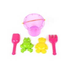 Набір для гри з піском з 5 елементів, у сітці 17,5х17,5х16 см, ТМ Технок