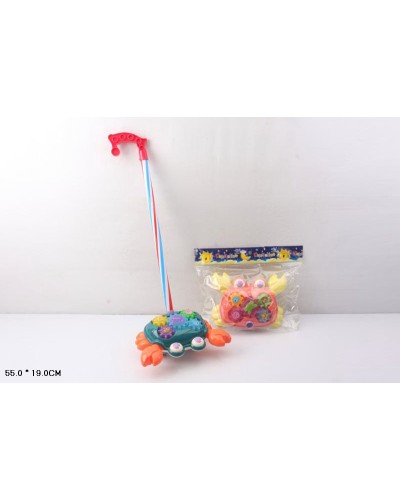 Каталочка «Крабик» 52х19 см, в асортименті, у пакеті