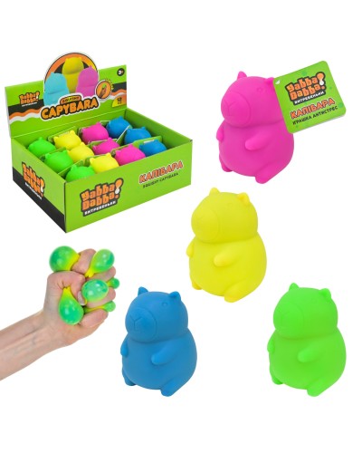 Антистрес «Капібара» 7 см, в асортименті 12 шт дисплей боксі 21х15х7 см, YabbaDabba