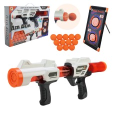 Іграшковий бластер, 12 поролонових куль та мішень, у коробці 46х30,9х7 см