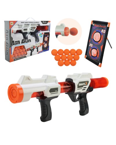 Іграшковий бластер, 12 поролонових куль та мішень, у коробці 46х30,9х7 см