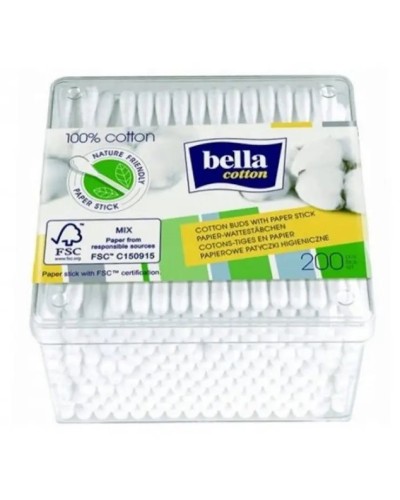 Палички гігієнічні «Cotton» 200 шт, BELLA