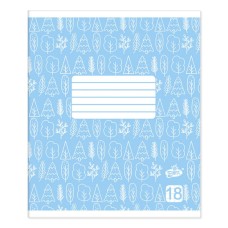 Зошит на 18 аркушів у лінію «Фоновий», ТМ Brisk