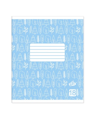 Зошит на 18 аркушів у лінію «Фоновий», ТМ Brisk