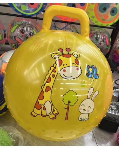 М'яч для фітнесу «Гирька» 45 см вагою 350 г, в асортименті