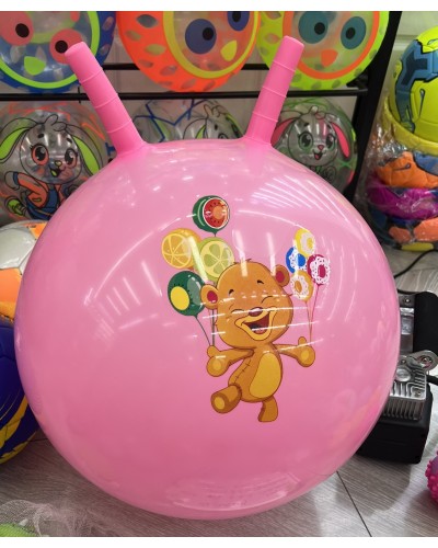 М'яч для фітнесу «Ріжки» 45 см вагою 350 г, в асортименті