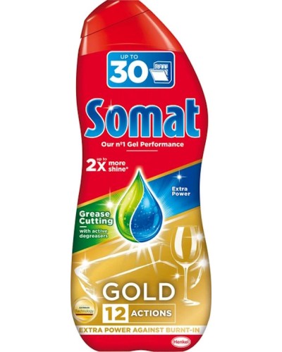 Засіб для миття посуду у посудомийній машині «Сомат Голд. Анти-Жир» 540 мл