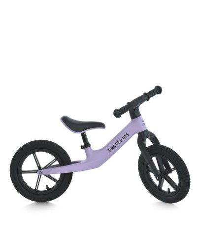 Велобіг дитячий на металевий рамі з колесами 12 дюймів, бузковий матовий