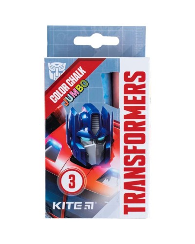 Крейда кольорова «TF» 3 кольори, Jumbo, ТМ Kite