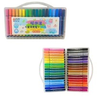 Набір скетчмаркерів «Aodemei» на 36 кольорів з трикутним корпусом у пластиковій коробці