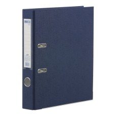 Папка-реєстратор «LUX» А4 одностороння збірна 50 мм, PP, темно-синій, JOBMAX