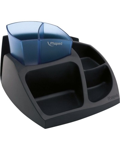 Підставка для офісного приладдя «ESSENTIALS GREEN Compact» чорна з синім, Maped