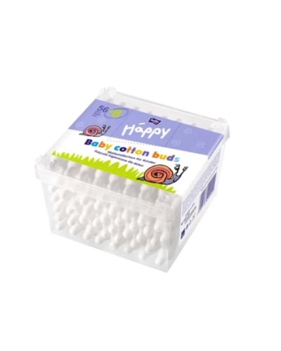 Палички ватні «Baby Happy» гігієнічні для дітей 64 шт, BELLA