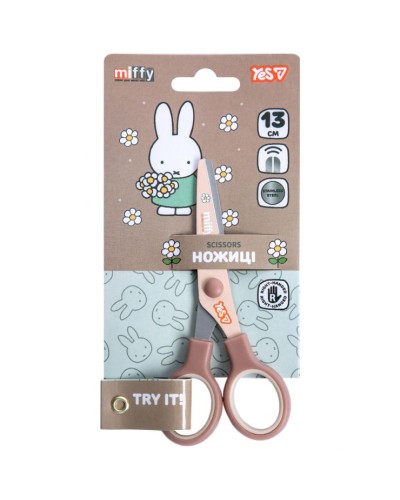 Ножиці «Miffy» 13 см з принтом на лезі, ТМ Yes