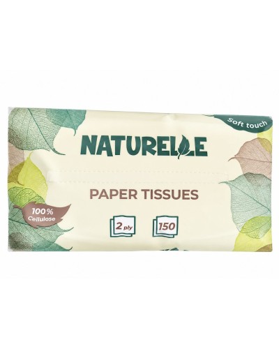 Серветки паперові двошарові 150 шт, ТМ NATURELLE