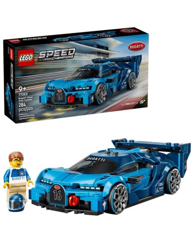 Конструктор «Спортивний автомобіль Bugatti Vision GT Hyper» на 284 деталі, у коробці 26х6х14, ТМ Lego