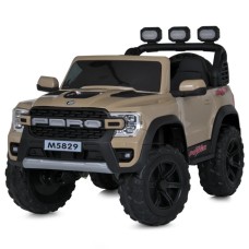 Джип р/к 2,4G з 1 акумулятором 12 V 9AH на 4 мотори по35W, MP3, SD, USB, BLUETOOTH, APP, EVA, світлом, музикою, шкіряним сидінням