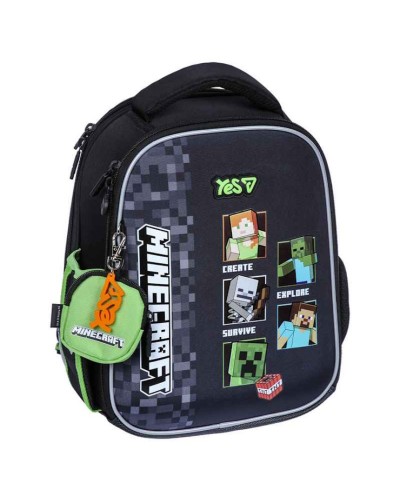 Рюкзак каркасний «Minecraft Reality» 35х15х28 см H-100S, ТМ Yes
