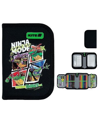 Пенал Kite 1 від., 2 відд., з наповненням 622H NT