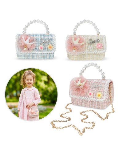 Дитяча сумочка арт. C2221 (120 шт) 3 кольори 15*10*7 см