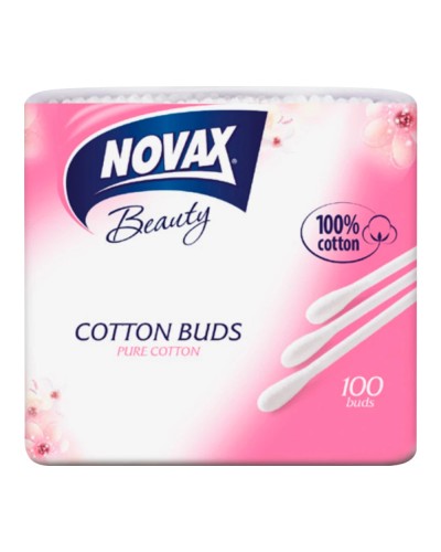 Ватні палички 100 шт, ТМ Novax