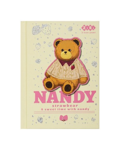 Блокнот «BEAR TOY» А6 на 64 аркушів у клітинку з ламінованою обкладинкою, KIDS Line