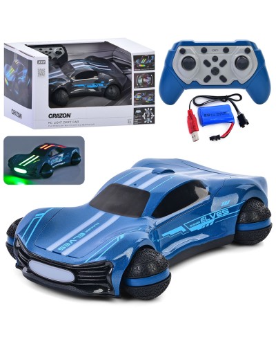 Автомобіль 333-YL24161 (6 шт) 2.4G, радіокерований, масштаб 1:16, довжина 24 см, дрифтовий, на акумуляторі, USB-зарядка, зі світлом, 2 кольори, у коробці, розміри