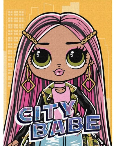 Картина за номерами «L.O.L. Surprise! O.M.G. City Babe» 30х40 см, ТМ Ідейка