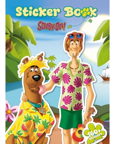 Стікербук «WB Scooby-Doo: Пригоди Скубі» А4 із наліпками на 12 сторінок, ТМ Ідейка
