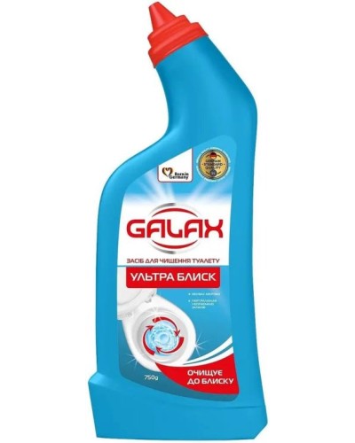 Засіб для чищення унітазу «Galax. Ультра блиск» 750 г, das PowerClean
