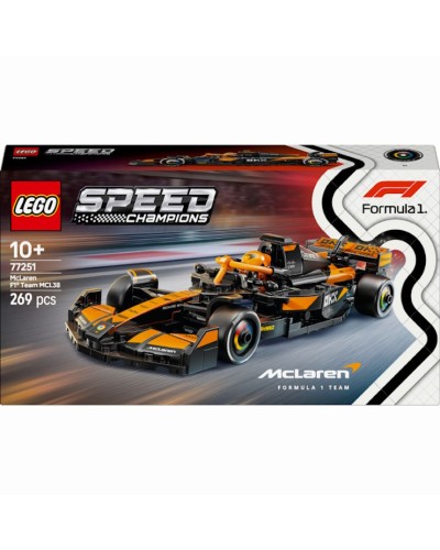 Конструктор «Автомобіль для гонок McLaren F1® Team MCL38» на 269 деталей, у коробці 26х5х14 см, ТМ Lego