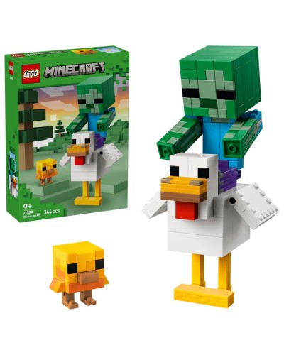 Конструктор «Курячий Джокей» на 344 деталі, у коробці 26х6х19 см, ТМ Lego