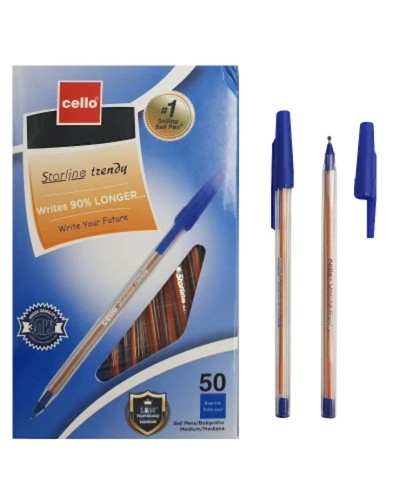 Ручка масляна синя аналог BIC, ТМ Cello