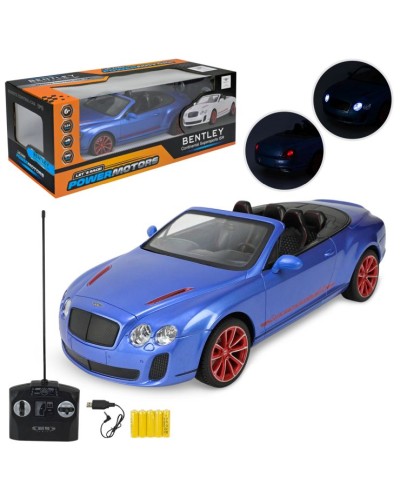 Машина р/к «POWERMOTORS» 1:14 на акумуляторі зі світлом, у коробці 45х19,5х17 см.