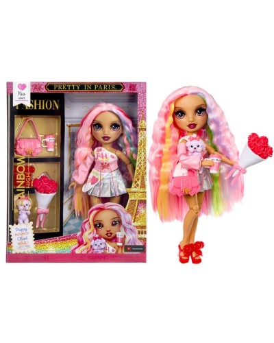 Лялька RAINBOW HIGH серії «Паризька краса. КІА» 26 см з аксесуарами, у коробці 23х8х30 см