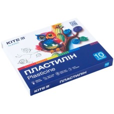 Пластилін «Classic» на 10 кольорів, 200 г, ТМ Kite