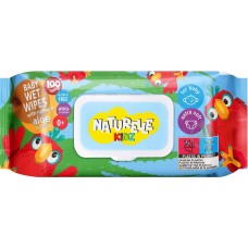 Вологі серветки дитячі 100 шт, NATURELLE