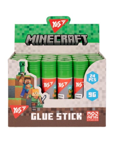 Клей-олівець «Minecraft» 9 г PVA, ТМ Yes