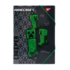 Папка для праці «Minecraft» А4 картонна на гумках, ТМ Yes