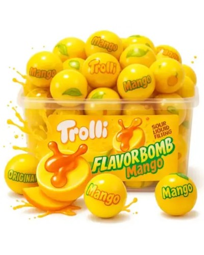 Цукерка «Flavor Bomb Mango» желейна 18,8 г,ТМ Trolli