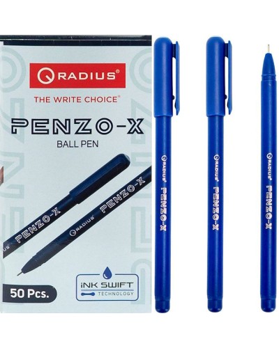 Ручка «PENZO» кулькова синя, лінія написання 1000 м.