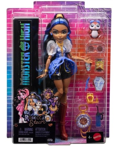 Лялька «Ребекка. Монстро-класика.Monster High» 27 см з аксесуарами, у коробці 33х24 см